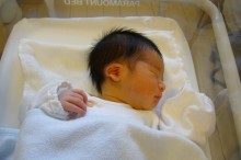 冬生まれ 新生児 服装